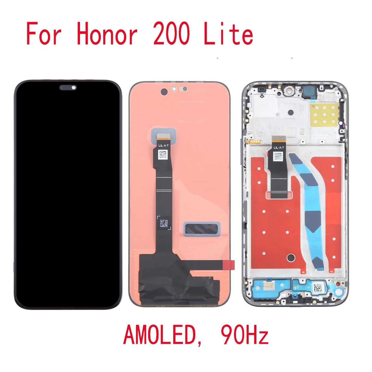 AMOLED For Honor 200 Lite LCD Display Touch Screen Digitizer Assembly Parts