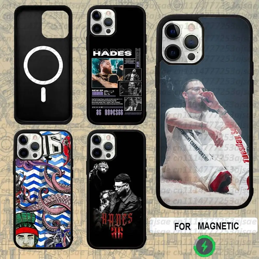 Rapper H-Hades 66 For Magsafe Wireless Charger Case For iPhone 18,15,16,17,13,14,11,12,Pro,Max,Plus,E,Air,Mini Cover