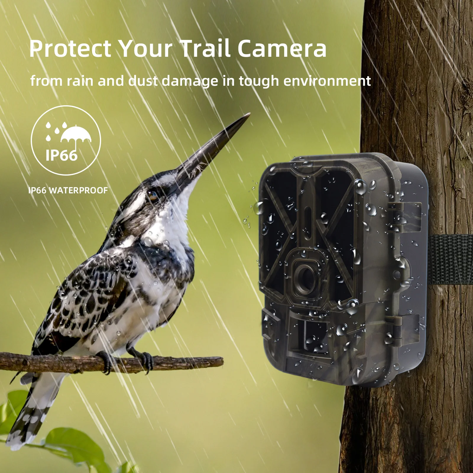 4K Live Show Stream Trail Camera 30MP WiFi APP Bluetooth Hunting Cameras With 8000mAh Li-Battery Night Vision WiFi940PROLI