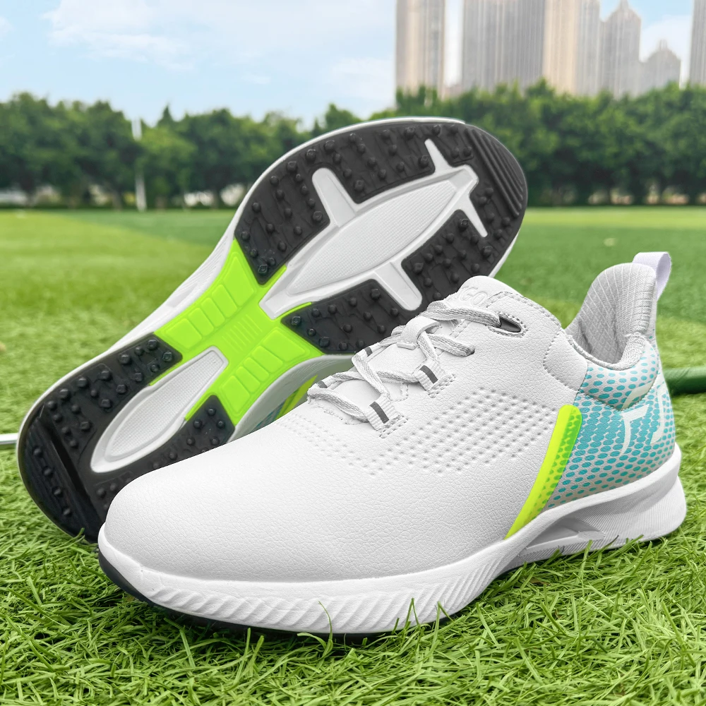 Men Golf Shoes Spikeless Golf Sneakers for Men Outdoor Walking Footwears Comfortable Gym Shoes