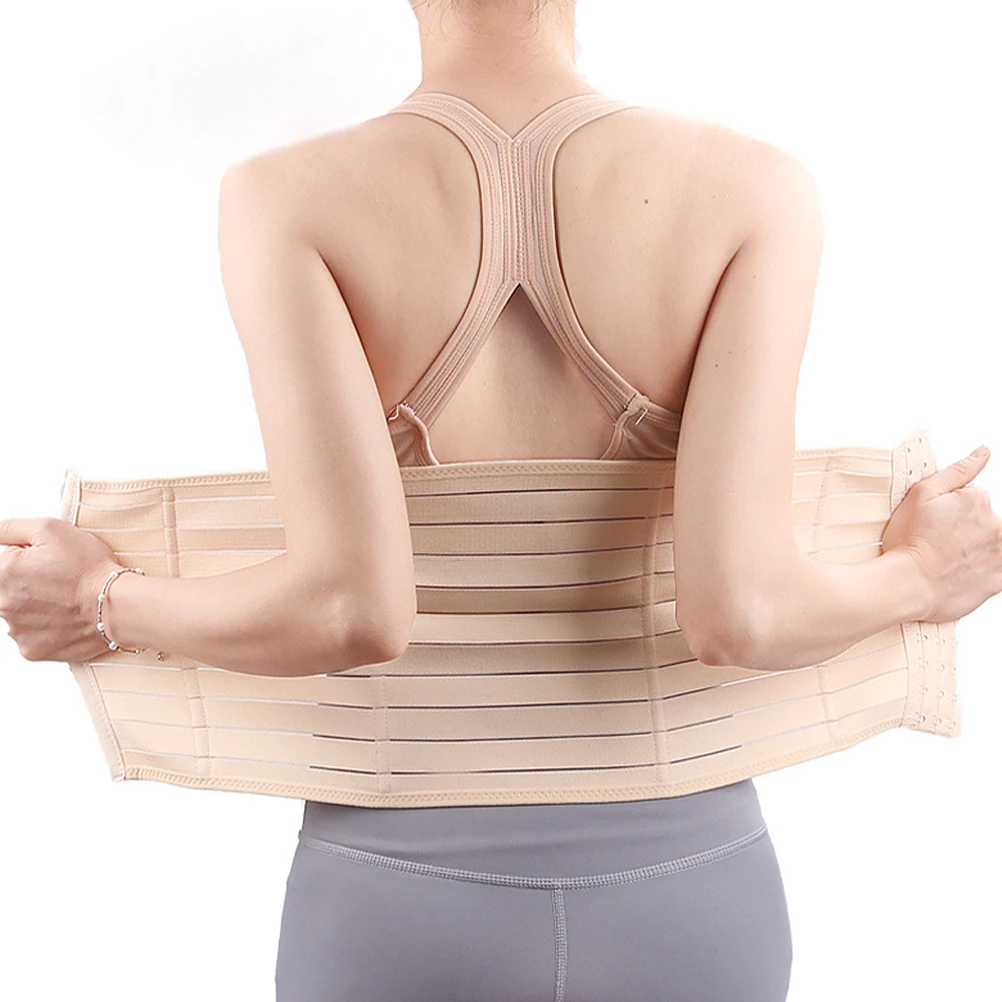 

Belly Band Postpartum Abdominal Binder Breathable L (40-50kg) Support Compression Wrap Girdle Gift for Women After