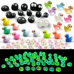 Luminous Briquettes Elfs Black Ball Sprite Duck Figurka Home Decor Świecące Miniaturowe Wróżkowe Ogród Dekoracja Akcesoria Nowoczesne