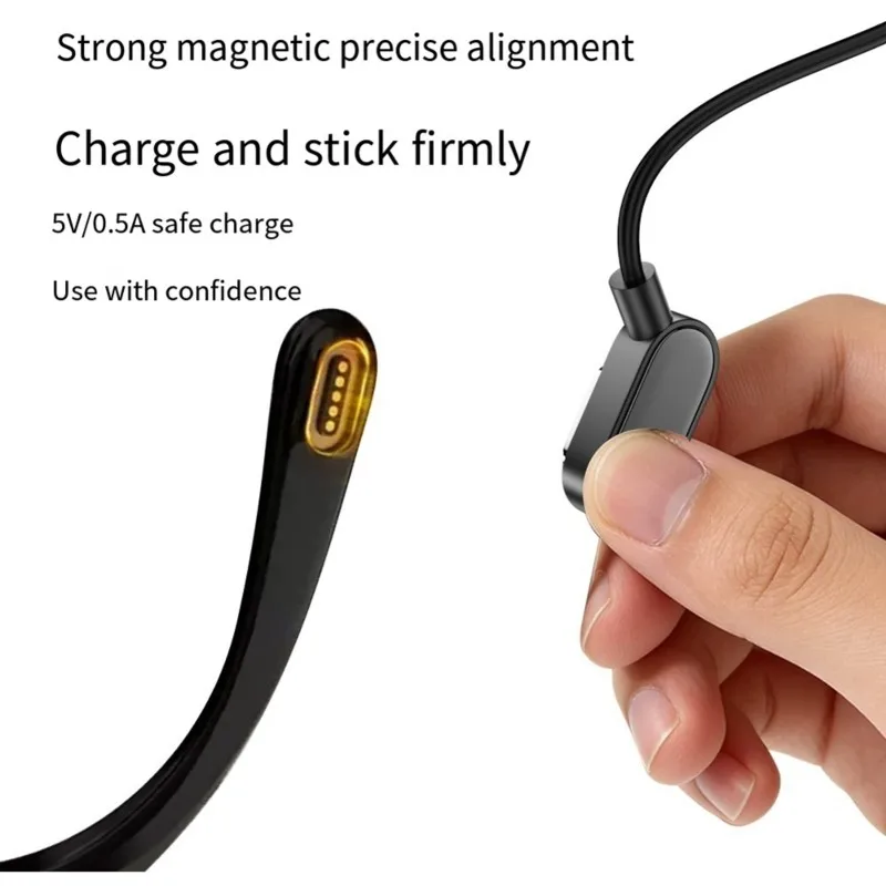 【HOT A69Z!】Type-C Magnetic Charging Cable-Extended Length(120Cm) For Rokid Glasses AI Glasses Charger