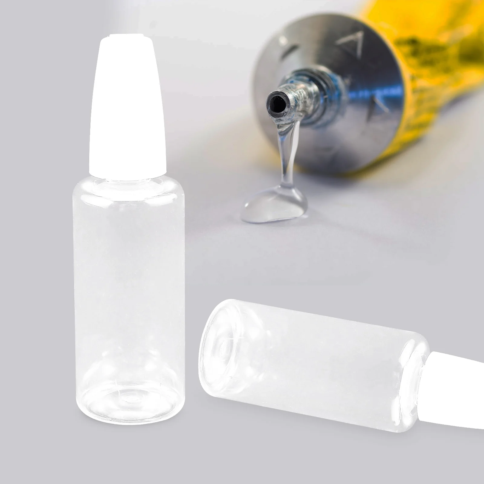 

10pcs Needle Tip Glue Bottles Squeeze Precision Applicator Portable Pet Durable Domestic Industrial Sewing Machines Bicycles