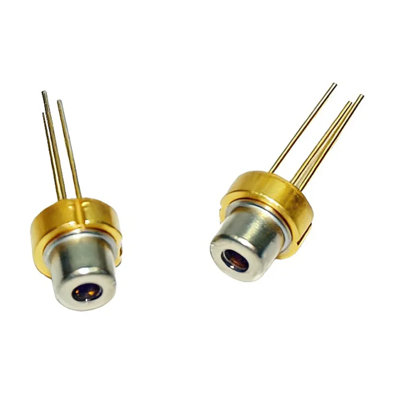 650nm-10mw-赤色レーザーダイオード、オリジナル-qsi、to-33-メタルパッケージ、ガラス窓なし