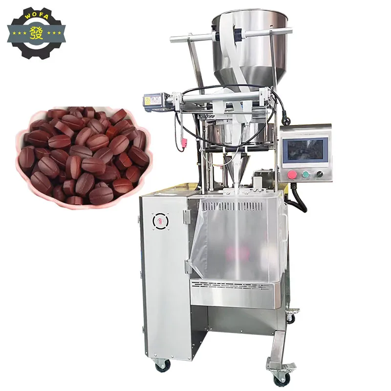 The Fully Automatic Measuring Cup Quantitative Packaging Machine Is Suitable for Coffee Beans, White Sugar and rainbow Beans.