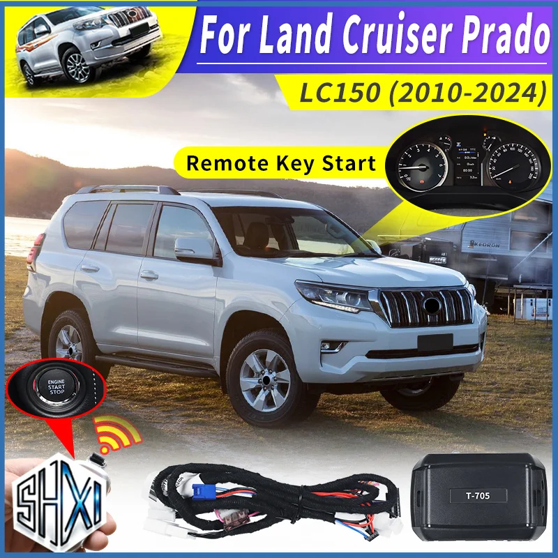 Remote Key Starter,For Toyota Land Cruiser Prado 150 2010-2024 2023 Interior Upgraded Modification accessories,body kit LC150