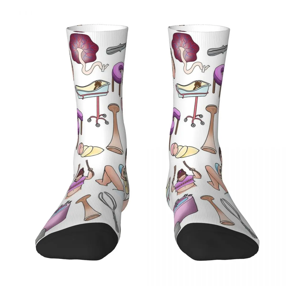 

Носки для лечения, впитывающие пот чулки в стиле Харадзюку, всесезонные длинные носки, аксессуары для подарка на день рождения унисекс