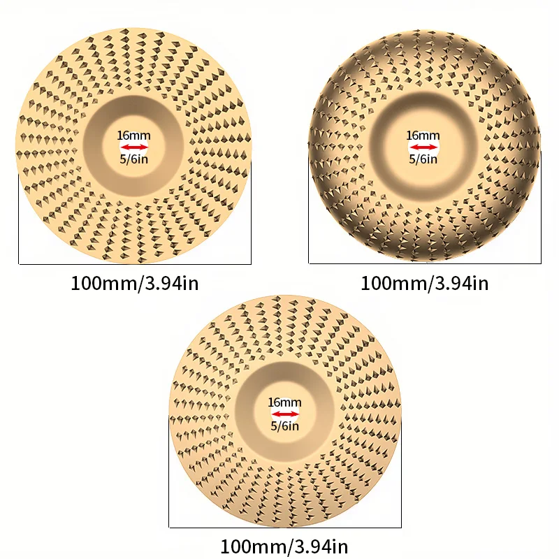 

Woodworking Carving Wheel Set Plat Slope Bend Versatile Sanding Disc Grinder Abrasive Disc for Wood Shaping Polishing Tool set