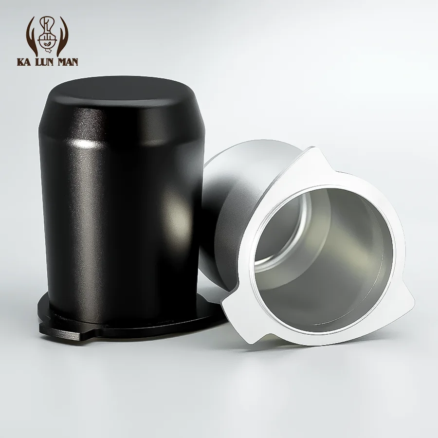 قطعة واحدة من كوب مسحوق القهوة المصنوع من الألومنيوم، 54 مم، يمكن تعليقه مباشرة من طراز Breville 8 3-lug أو المستخدم بشكل منفصل، بسعة 200 مل