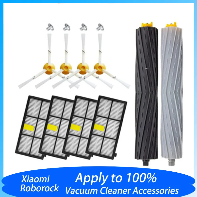 Cepillo الجانبي الرئيسي الفقرة IRobot Roomba، filtro Hepa، fregona، trapo، 850، 860، 861، 866، 870، 880، 890، 960، 980، 981، 985