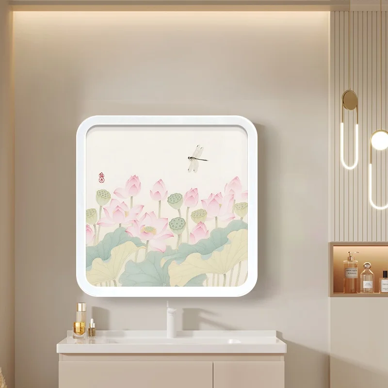 Caja de almacenamiento de arte de pared Lotus Batoom, gran capacidad, almacenamiento de ropa Ra, No requiere perforación, organizador para el hogar, novedad de 2025