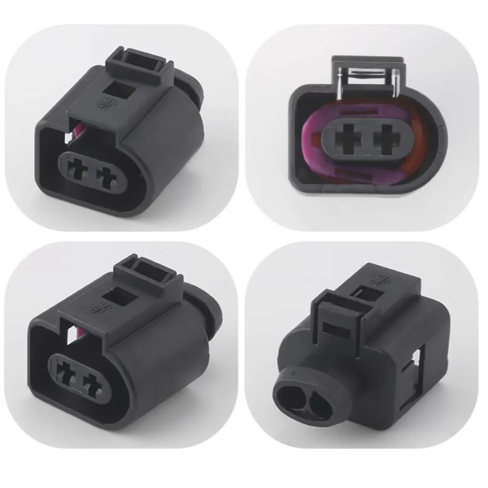 Imagem -05 - Conector de Cabo Impermeável Auto Wire Plugue Automotivo Soquete Masculino Família Inclui Terminal Seal Pin 100conjunto 1j0973802 1j0973702