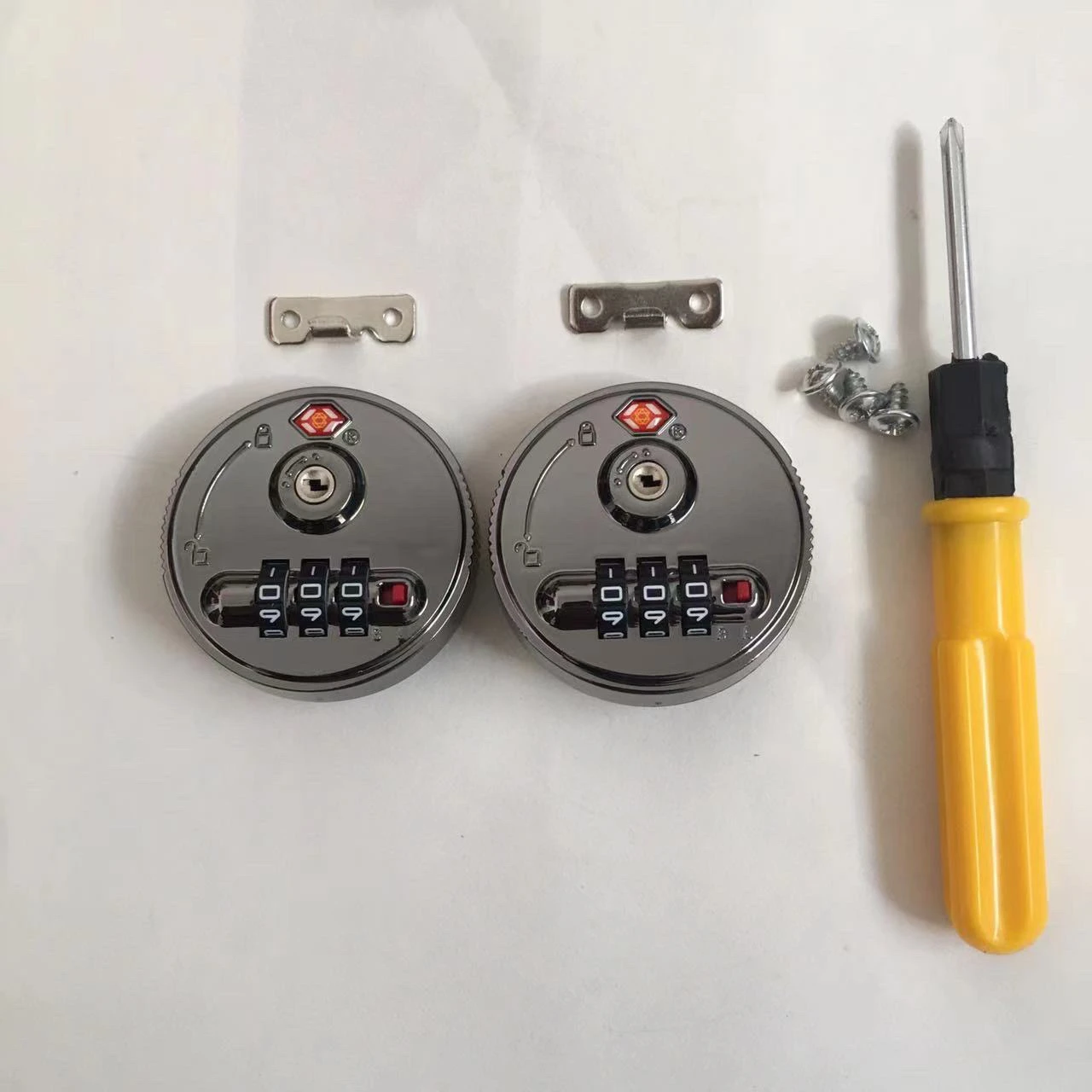 

round Cusary Password Lo for Suitcase Lage Repair Pull Rod Leather Box Bag Parts And Accories Travel Carry-On Bag