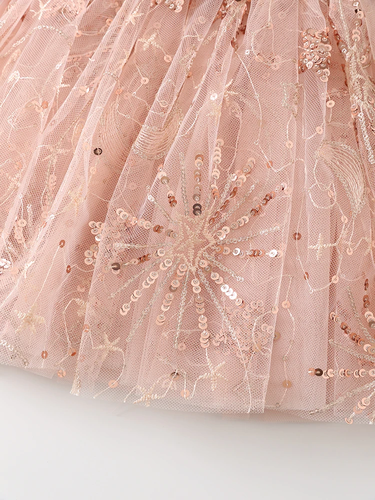 Baby Girls Sequin Skirts Toddler Tutu Skirt Tulle Dance Skirts Girls Birthday Fashion Clothes