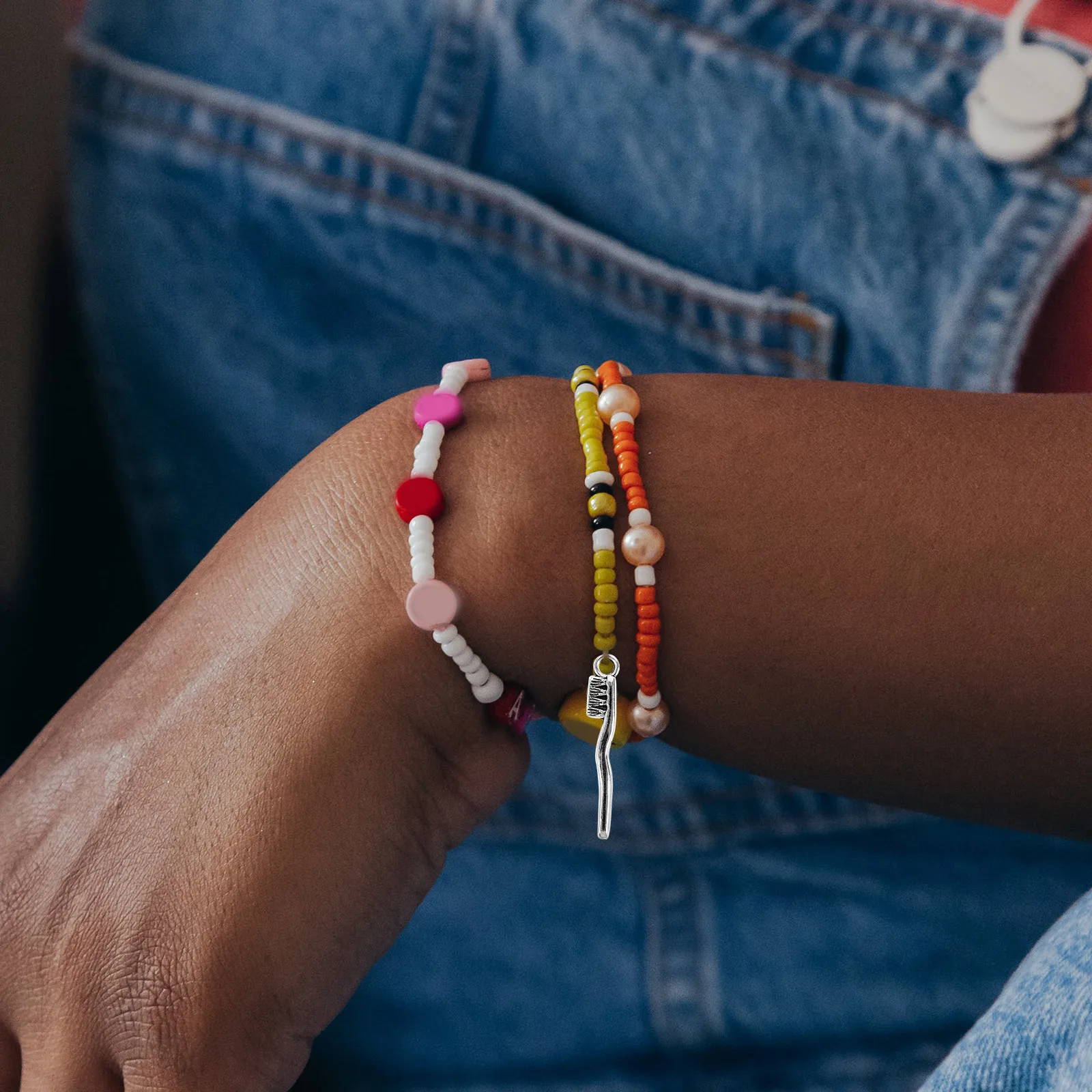 

20pcs Tooth Pendant Charms Brush Design Hanging Ornament For Jewelry Making Diy Craft Supplies Women Necklace