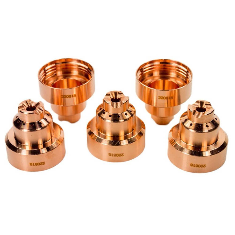 

5pcs 220818 Shield Cap Fits Plasma Nozzles Torch Tips Cutting Consumables 45XP 25*25*25mm Tools Accessories