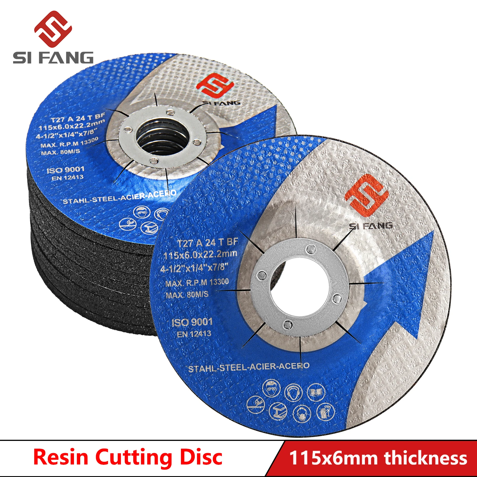 4.5 Inch Cutting Blade Grinding Wheel Angle Grinder Sanding Saw Stainless Steel Hand Grinding Hand Sanding Wheel Polishing Blade