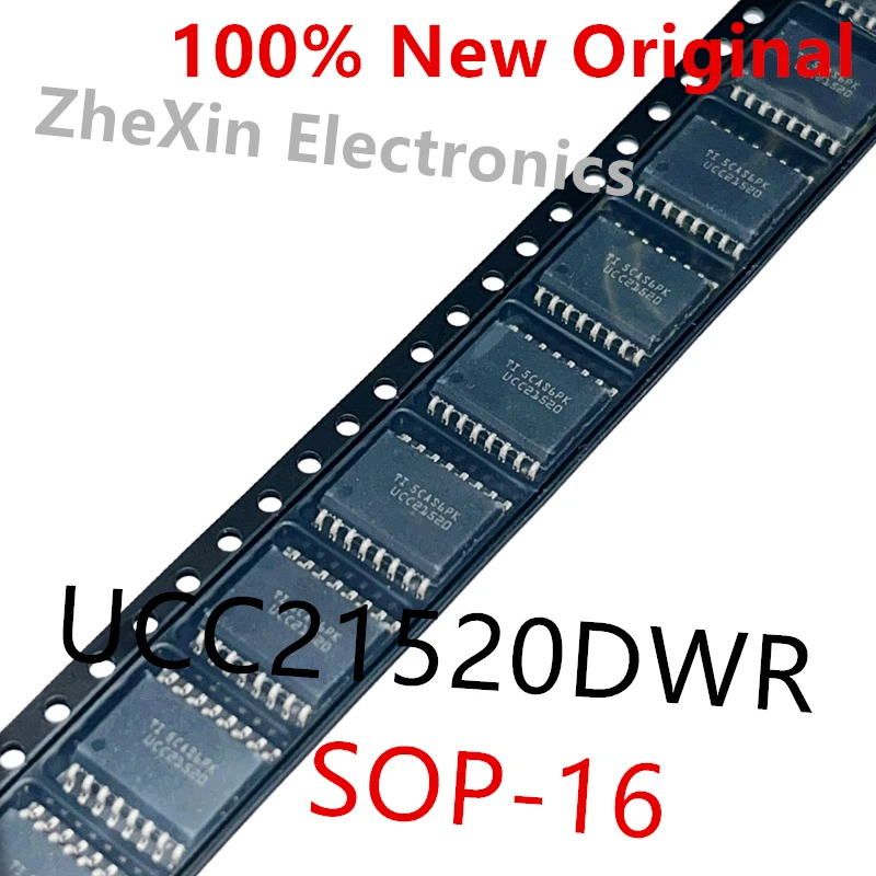 10PCS/Lot  UCC21520DWR  UCC21520 、UCC27524DR  27524 、UCC27524ADR  27524A  New Isolated Gate Driver Chip  UCC21520DW 、UCC27524