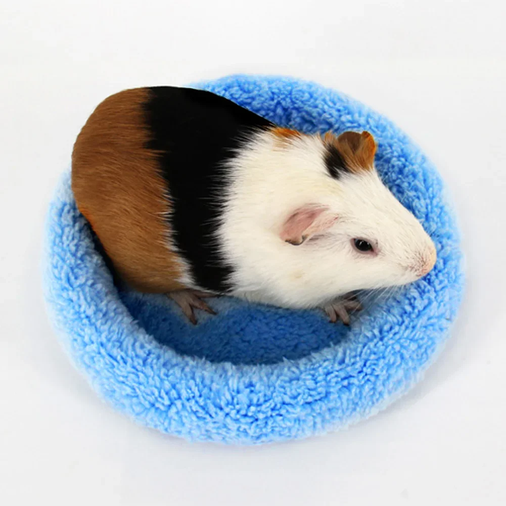 Pet Cage for Hamster Accessories Pet Bed Mouse Cotton House Small Animal Nest Winter Warm For Rodent/Guinea Pig/Rat/Hedgehog Mat