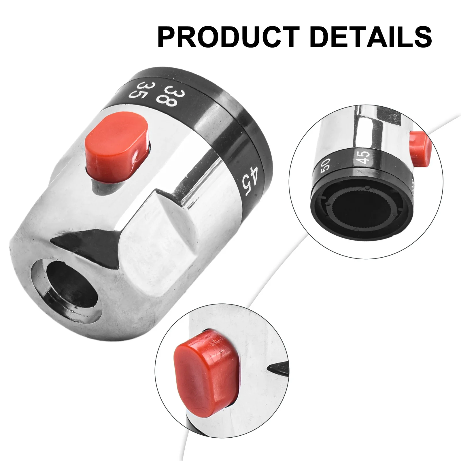 Shower System Water Thermostatic Temperature Control Handle Knob For Bathroom Mixer Taps Shower Faucet Valve Taps Hardware Tool