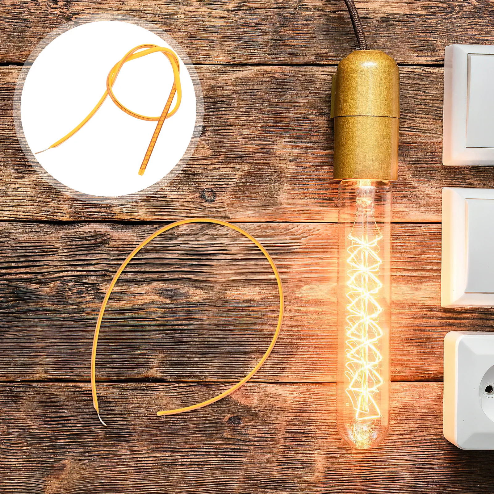 

5Pcs LED Flexible Filament Soft Light for Repair Lamp Fixture Home Wall Sconce Accessories Lamp Accessories LED Bulb Filament