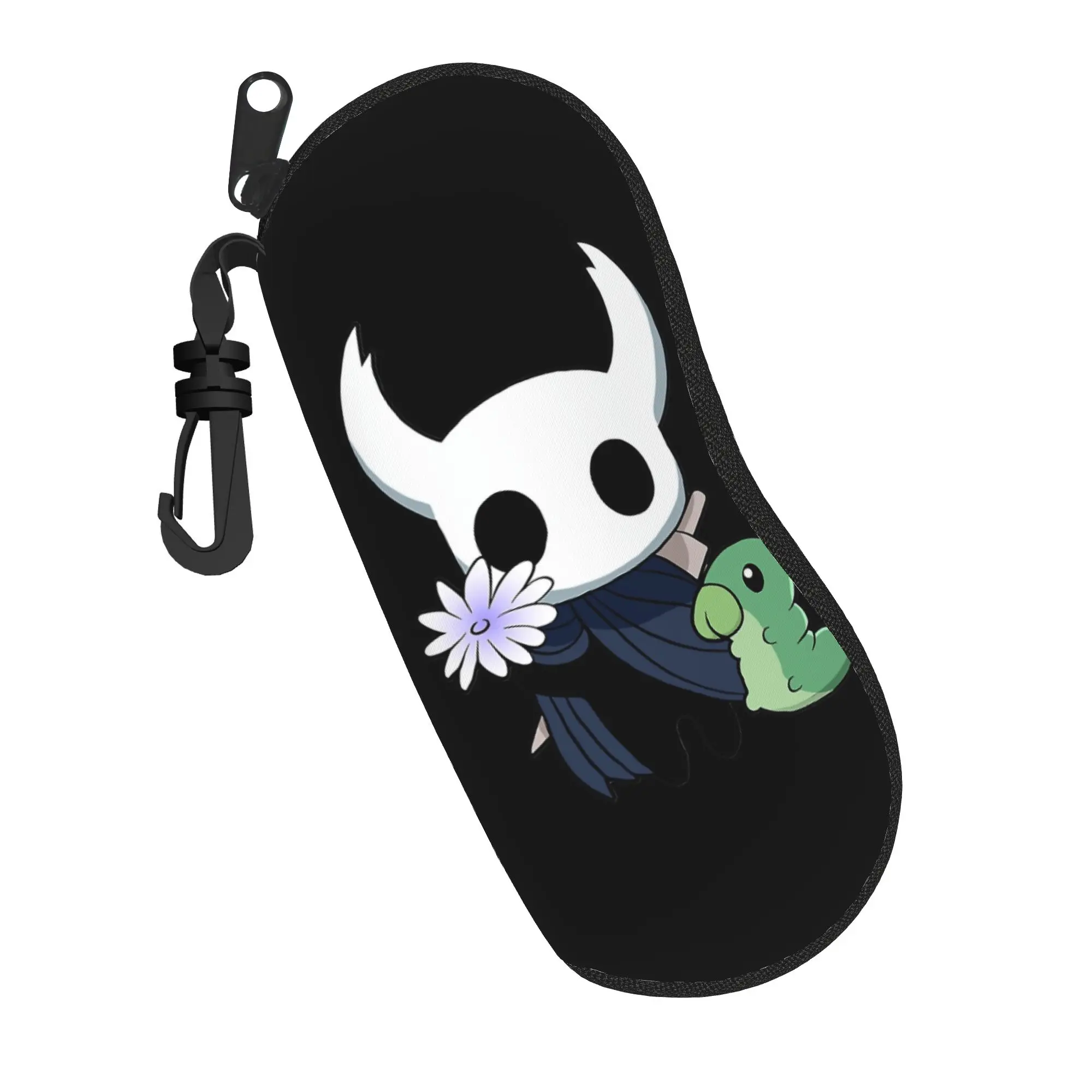 Kawaii Cute Game Glasses Case Men Women Lightweight Zipper Hollow Knight  Glasses Box Ultra Eyeglasses Box