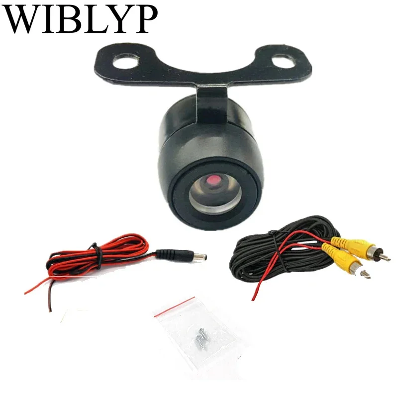 Small Butterfly Car Rear View Camera 18.5 Punch 170 Wide Angle Waterproof Universal Parking Car Reverse Camera + 6m Video Cable