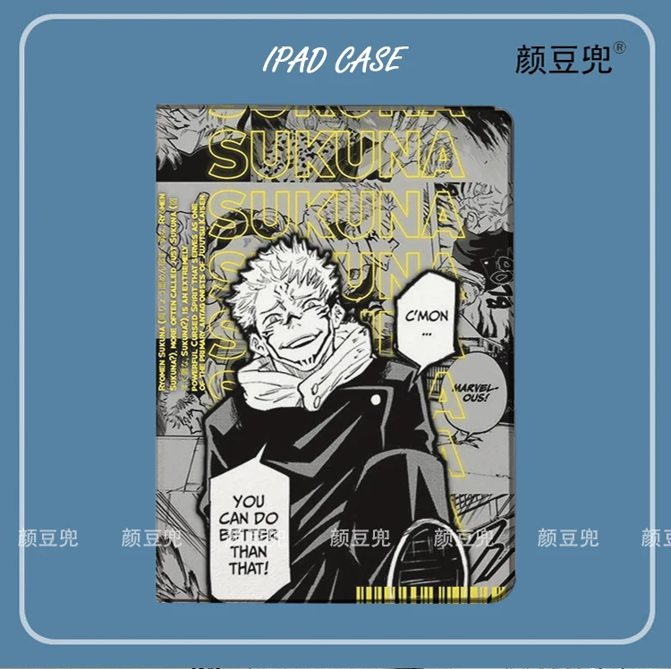 

Itadori Yuji Jujutsu Kaisen For Samsung Galaxy Tab A7 Lite 8.7 Case S9 FE Plus Tri-fold stand Cover Galaxy Tab S6 Lite S8 S9 FE