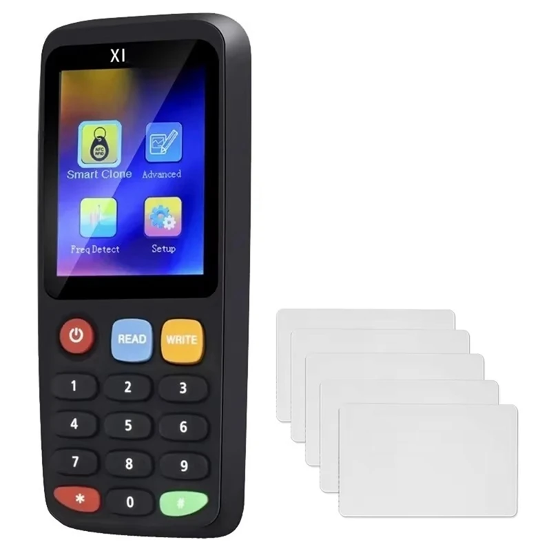 X7 RFID 스마트 칩 NFC 디코더 복사기 리더기 + 5XCUID 카드 태그 복사기 125Khz 13.56Mhz 배지 토큰 복제 카드