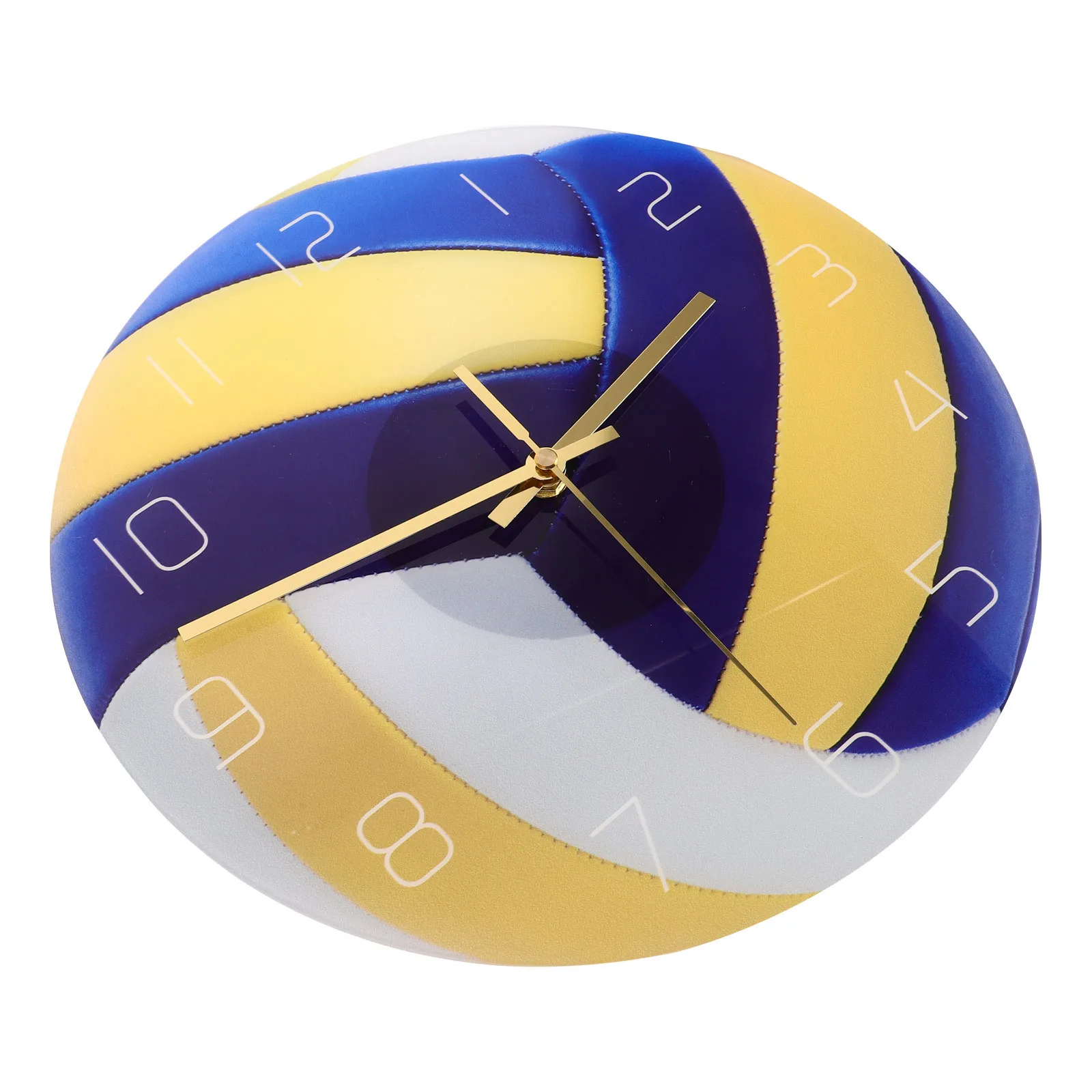 

Volleyball Design Wall Clock Big Arabic Numerals Silent Mute Movement Acrylic Home Decor For Living Room Bedroom Study Office