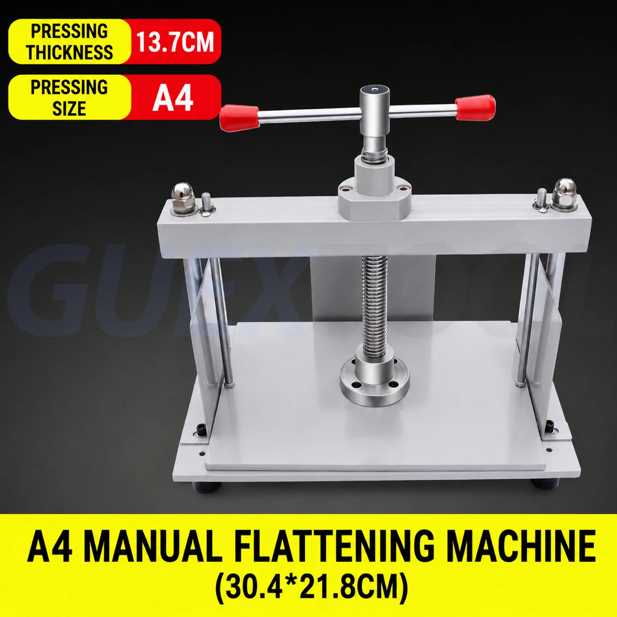Manual Paper Press Machine A4 Book Press Bookbinding Notes Office Invoice Steel Flattening Machine Heavy Duty Bookbinder view 5