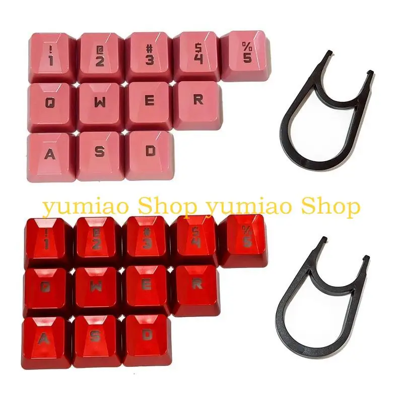 587B Bacllit Keycap for G413 G910 G810 G310 G613 K840 Romer-G Mechanical Keyboard for Key Caps Bump Keycaps 12PCS/Pack