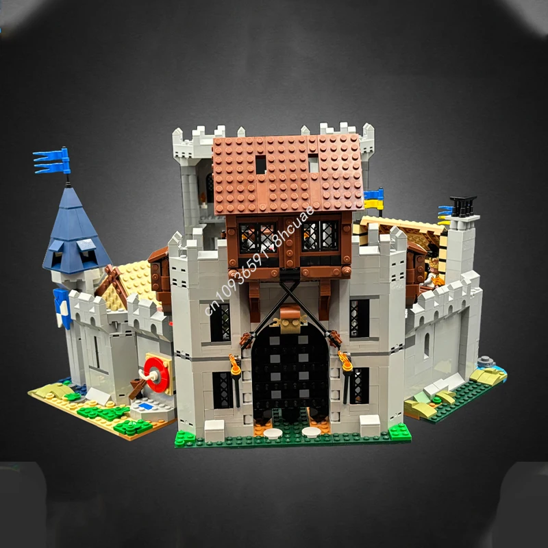 

2455 шт. MOC Horse Knight Stronghold Castle Строительные блоки STEM Развивающие конструкции STEM Рождественская игрушка в подарок Пластик