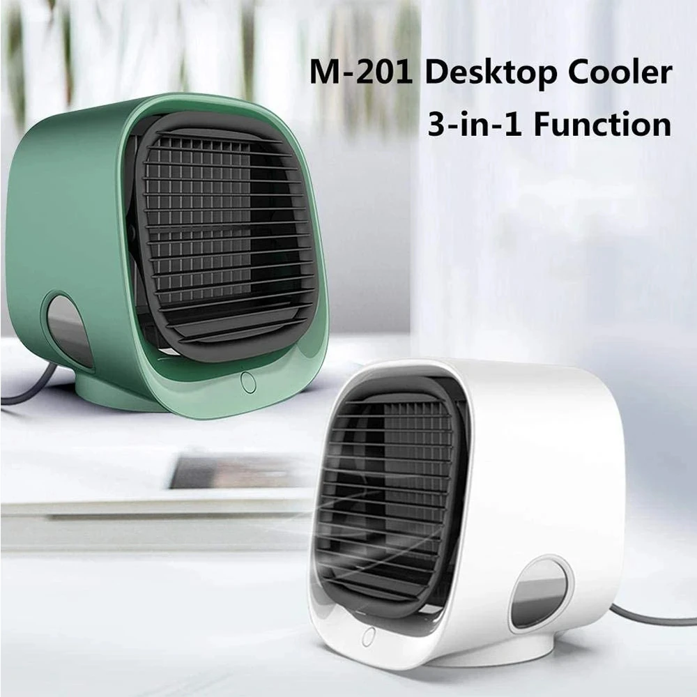 Climatiseur Portable, Mini ventilateur, USB, Type Spray, refroidissement de l'eau, refroidisseur d'air de bureau, climatiseur autonome pour chambre
