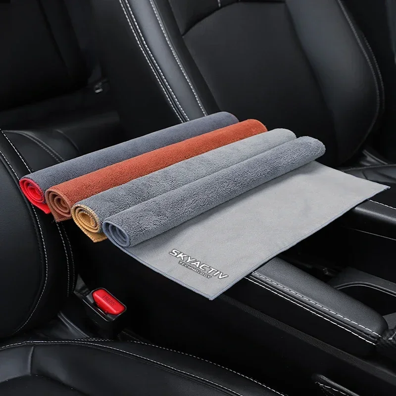 For Mazda 3 Skyactiv Universal New Car Wash Towel Detailing Auto Tools Supplies Interior Products Car Cleaning Care Cloth Kit