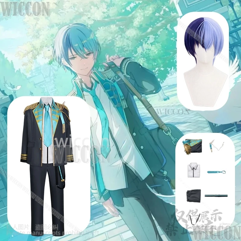 

Aoyagi Toya Game Project Sekai VBS Cosplay World Link2 Knight Y2K Coat Pant Punk Idol Uniform Wig Comic Con Man Suit Customized