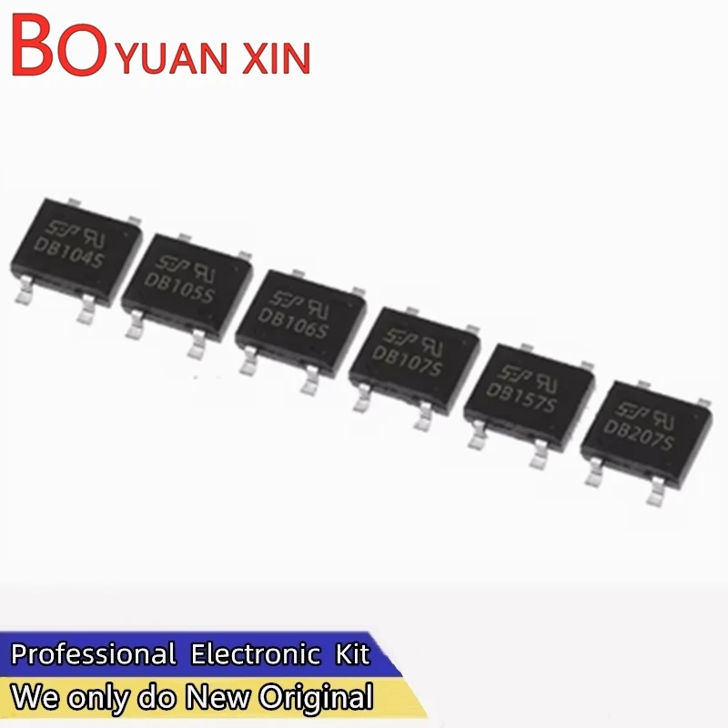 20pcs MB6F MB6S MB8F MB8S MB10F MB10S SOP-4 ABS8 ABS10 ABS210 DB105S DB106S DB107S DB157S DB207S SOP Rectifier Bridge Stack