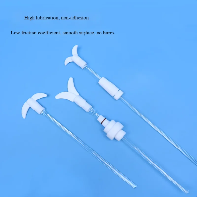 

Пропеллер для перемешивания стекла из ПТФЭ, двухлопастной стержень для перемешивания, трехгорлая колба для высокой термостойкости