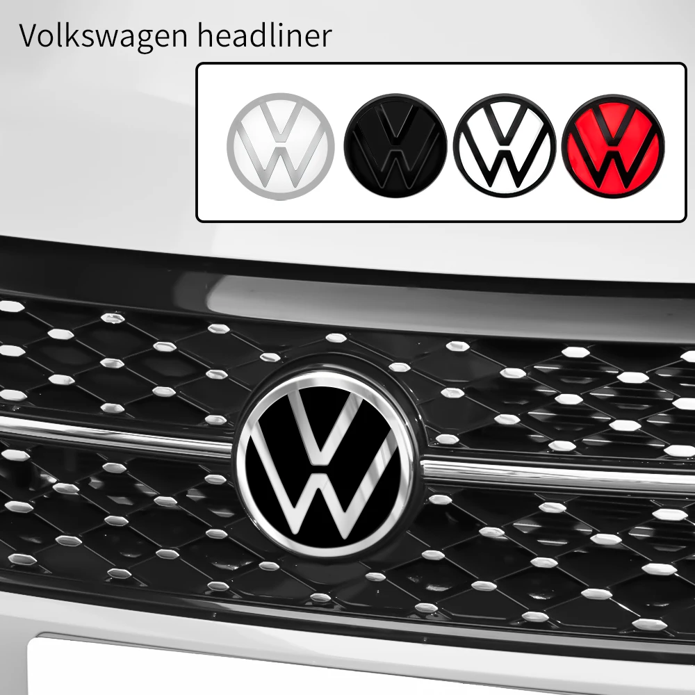 Car Front Hood Badge Rear Trunk Emblem Cover For Volkswagen VW Golf 8 MK8 Passat Variant Arten CC Polo T-ROC 2021 2022 2023 ID.3