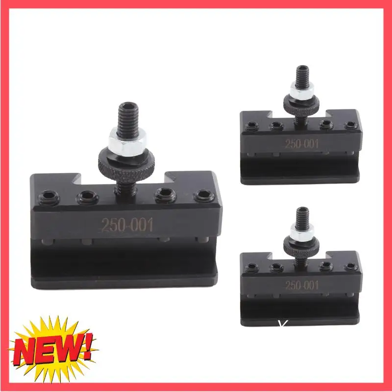 

B17C 3Pcs Quick Change Turning And Facing Lathe Tool Holder Bracket 250-001CNC Tool POST