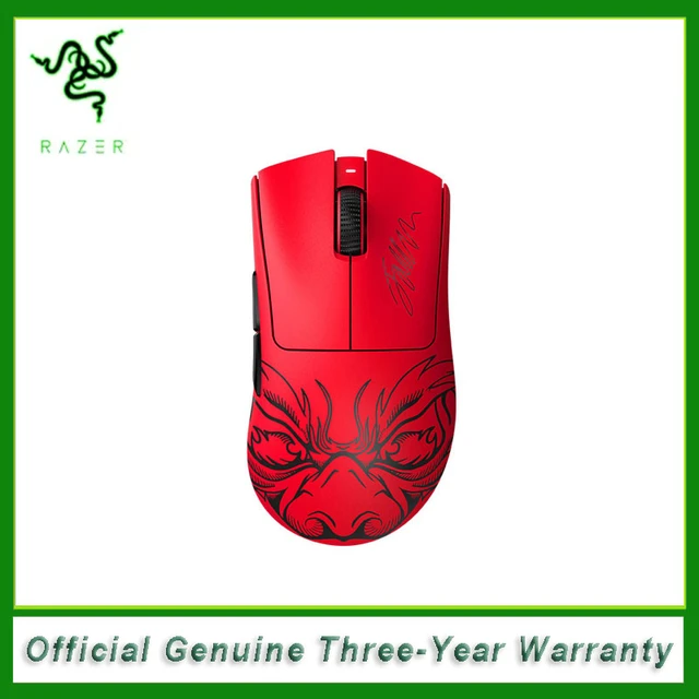 New Razer DeathAdder V3 Pro Faker Edition 63g Ultra-lightweight Wireless  Ergonomic Esports Mouse Focus Pro 30K Optical Sensor - AliExpress