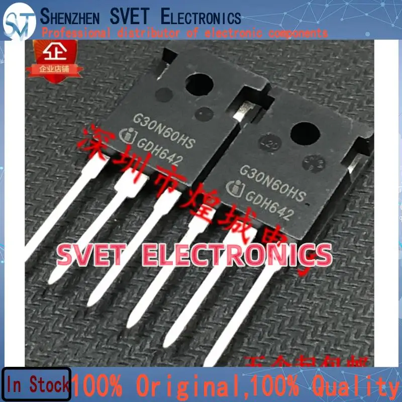 

10PCS-50PCS G30N60HS SGW30N60HS TO-247 600V 30A Original In Stock Fast shipping