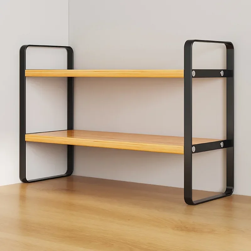 

z Holders Desktop Shelving Iron Art Table Bookcase Desk Storage Small Shelf Student Dormitory Cosmetics Organizer Shelf Office