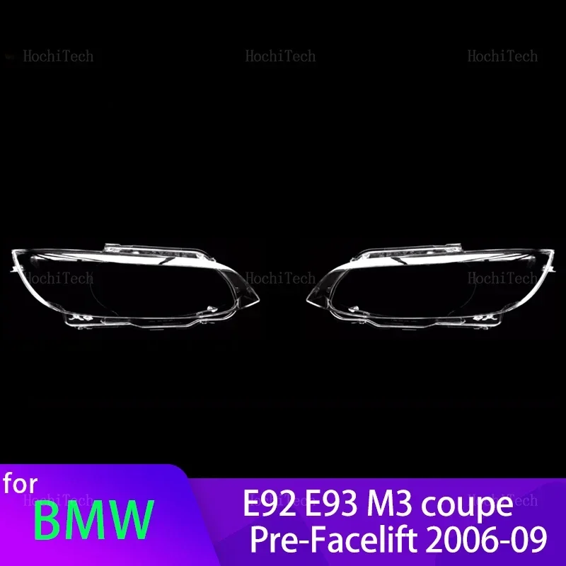 

Transparent Housing Front Headlights Lens Shell Glass Lampcover Head Lights Cover For BMW M3 E92 E93 coupe pre-facelift 2006-09
