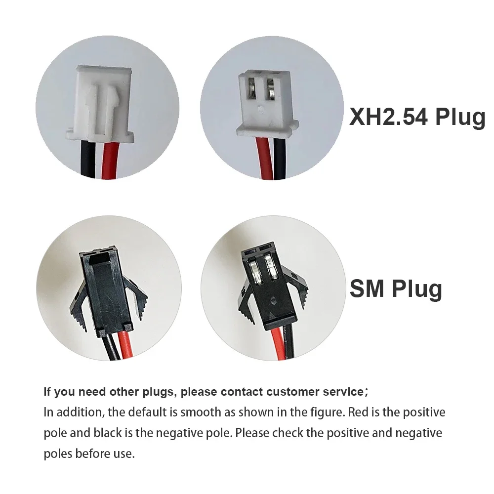 18650 3.7V Rechargeable Lithium Battery Pack 3000mah for Bluetooth Speaker 4.2V Emergency DIY Battery with PCB XH2.54 SM Plug