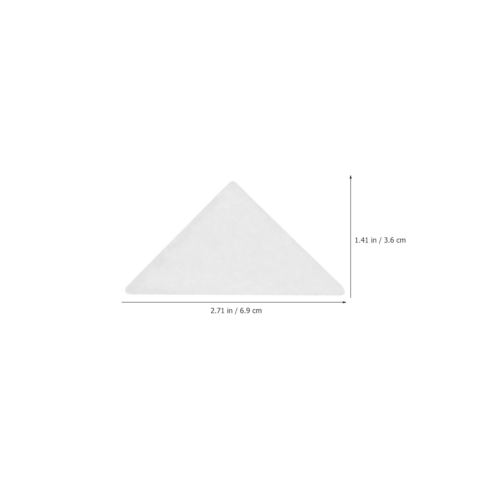 150 قطعة طوق يبقى قميص طوق إدراج شكل مثلث أنيق دعم الرجال فستان قمصان المتاح #4