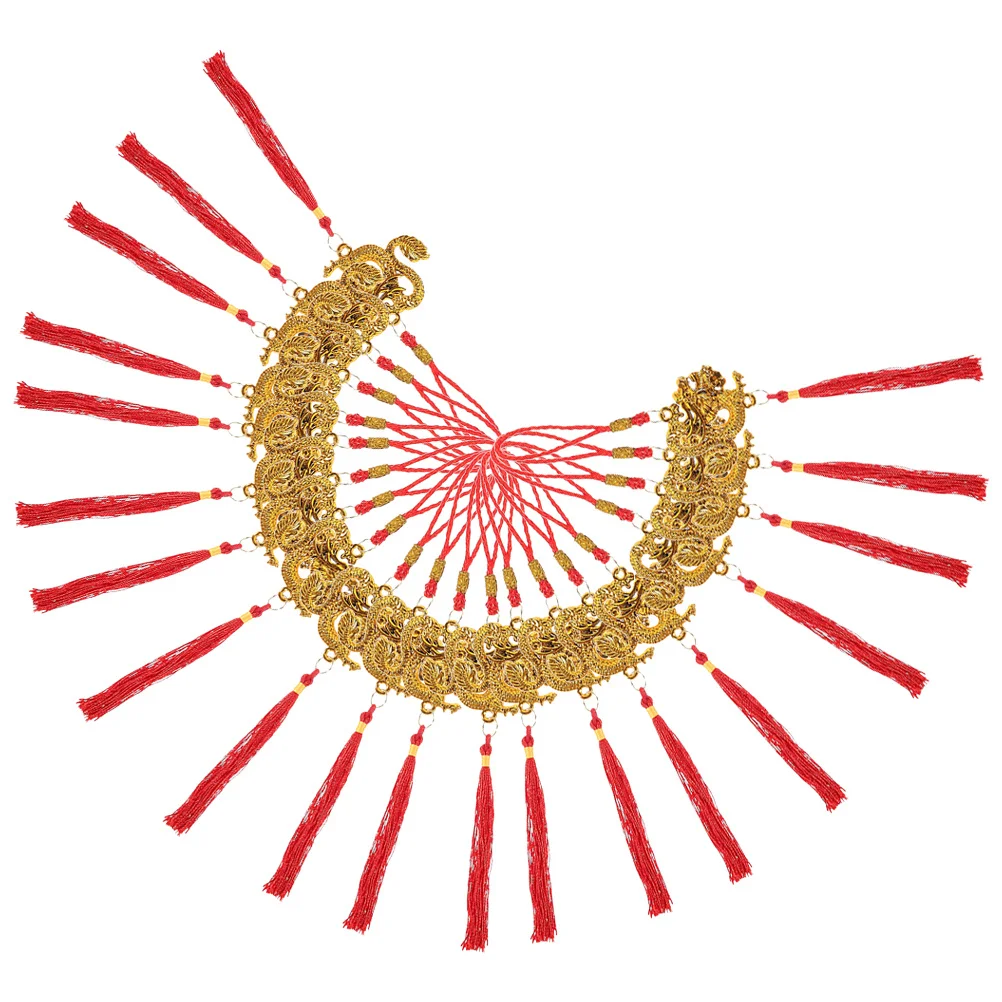 

20Pcs Gold Dragon Year Hanging Pendant Chinese Style Tassel Ornament New Year Hanging Decor Spring Festival Bonsai Pendant