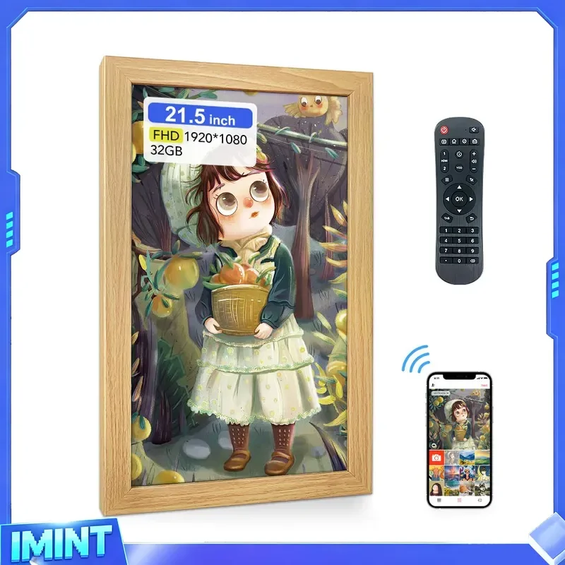 Cross-border export 21.5 inch electronic picture frame BOE paper eye protection screen high definition wall hanging