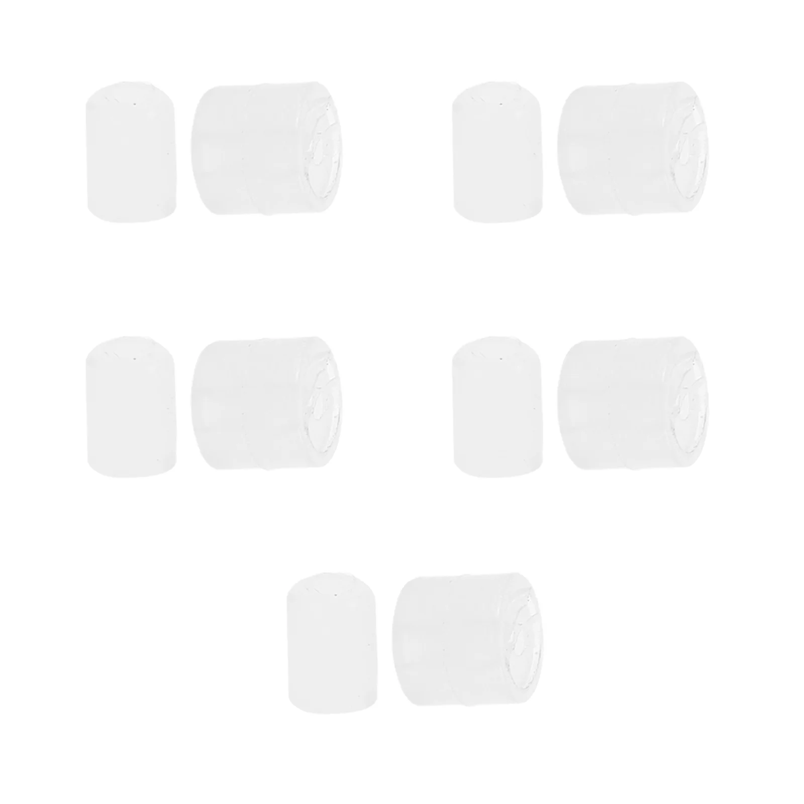 10 قطعة ماكينة خياطة الحلقات المطاطية المضادة للاهتزاز وسادة الصامت امتصاص الصدمات استبدال أجزاء قطعة قدم الضغط في ماكينة الخياطة جلبة #3